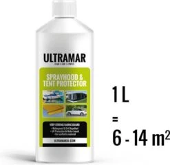Ultramar - Sprayhood & Tent Protector 1L - Impregneermiddel Voor Bootkap, Tent, Cabriodak - Maakt Waterdicht En Geeft Extra Bescherming -Buitenkampeer Winkel 1200x1166 18