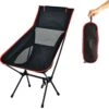 Lopoleis® Campingstoel – Campingstoel Opvouwbaar – Visstoel – Vouwstoel – Strandstoel – Inklapbaar – Lichtgewicht – Outdoor Stoel - Hoge Rugleuning -Buitenkampeer Winkel 1200x1168 5