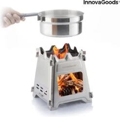 Innovagoods INKLAPBARE STALEN CAMPINGOVEN FLAMET - Camping Oven - Mini Oven - Camping Oventje - Oventje Camping - Mini Oven Vrijstaand - Mini Oventje -Buitenkampeer Winkel 1200x1169 4