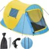 Pop Up Tent Waterkolom 1500 Mm/Cm² - Blauw - 2 Persoons -Buitenkampeer Winkel 1200x1171