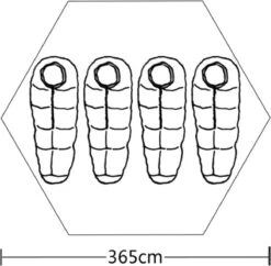 VidaXL Tent 4-persoons Grijs -Buitenkampeer Winkel 1200x1174
