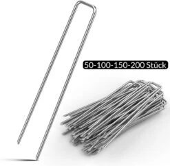 Gardebruk Haringen Set Van 100 Gegalvaniseerd Staal LxØ 150x2,7mm -Buitenkampeer Winkel 1200x1174 5