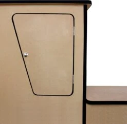 Camper Keuken MDF - Linkerkant EU - Inclusief Kledingstang + Wijnrek - Onbewerkt - Inbouw Kasten Inrichting Kampeerauto Caravan -Buitenkampeer Winkel 1200x1176 2