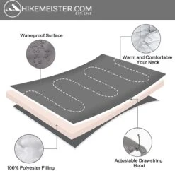 Meisterhome® Mummy Slaapzak - Kamperen - Antraciet - Ca. 220 X 75 Cm - Incl. Draagtas -Buitenkampeer Winkel 1200x1176