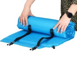 Springos Slaapmat | Zelfopblazend | 186 Cm | Inclusief Hoes & Hoofdkussen | Lichtblauw -Buitenkampeer Winkel 1200x1176 4