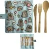 Pusheen De Kat Foodie - 100% Natuurlijk Bamboe 6-delige Bestek Set -Buitenkampeer Winkel 1200x1176 9
