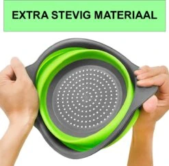 Merkloos Inklapbare Vergiet - Opvouwbaar - Groot - Blauw - Siliconen -Buitenkampeer Winkel 1200x1179 2