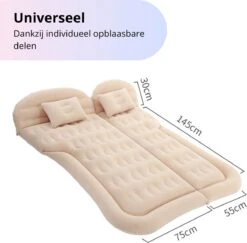 Opblaasbaar Auto Matras - Auto Luchtbed Grijs - Achterbank En Achterbak - Tweepersoons 3-in-1 Universeel Automatras - Inclusief Elektrische Pomp En Accessoires - Kampeer Luchtbed Voor Reizen -Buitenkampeer Winkel 1200x1180 10