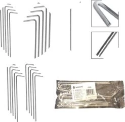 Springos Tentharingen | Haringen | Grondpennen | Staal | 10 Stuks -Buitenkampeer Winkel 1200x1182 16