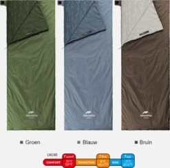 Naturehike® Slaapzak - Lichtgewicht - 205*85cm - Compact - Waterdicht - 3 Seizoenen Slaapzak Lente, Zomer & Herfst - Outdoor - Slaapzakken Volwassen & Kinderen -Buitenkampeer Winkel 1200x1186 2
