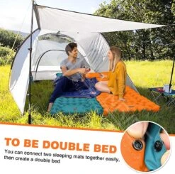LVNRIDS Isomat, Zelfopblazend, Ultralicht, Luchtmatras, Camping, Zelfopblaasbaar, Opblaasbaar Matras, 3,9 Inch Dik, Met Voetperspomp En Kussen, Voor Camping, Reizen, Outdoor, Wandelen, Strand, Oranje -Buitenkampeer Winkel 1200x1189 12