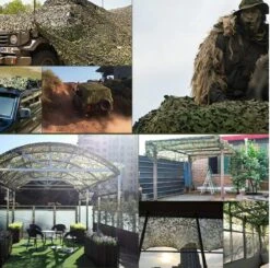 Camouflagenet 3x5m Groen 15 Camouflagenet 3x5m Groen -Buitenkampeer Winkel 1200x1189 14