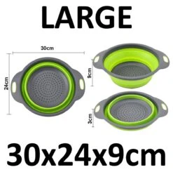 Merkloos Inklapbare Vergiet - Opvouwbaar - Groot - Blauw - Siliconen -Buitenkampeer Winkel 1200x1189 5