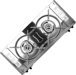 SMH LINE® Dubbele Camping Kooktoestel - 2 Pits - Draagbaar Gasfornuis - 2x 2500W -Buitenkampeer Winkel 1200x1193 4