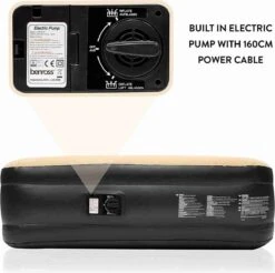 Merkloos Avenli 88030 Hoog Verhoogd Gevlokt Luchtbed | Queensize | Ingebouwde Pompen | Snelle En Gemakkelijke Inflatie -Buitenkampeer Winkel 1200x1196 19