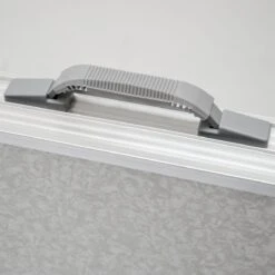 Aluminium Kampeertafel 120x60cm - Campingtafel Inklapbaar - 3-voudig Verstelbare Vouwtafel Grijs -Buitenkampeer Winkel 1200x1198 12