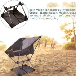 Smartpeas Camping Stoel Van Stevig 600D Polyester En Aluminium - Lichtgewicht En Opvouwbaar - Camping Gadget Inclusief Zijzakken +Plus: Strandmat & Draagtas -Buitenkampeer Winkel 1200x1198 8
