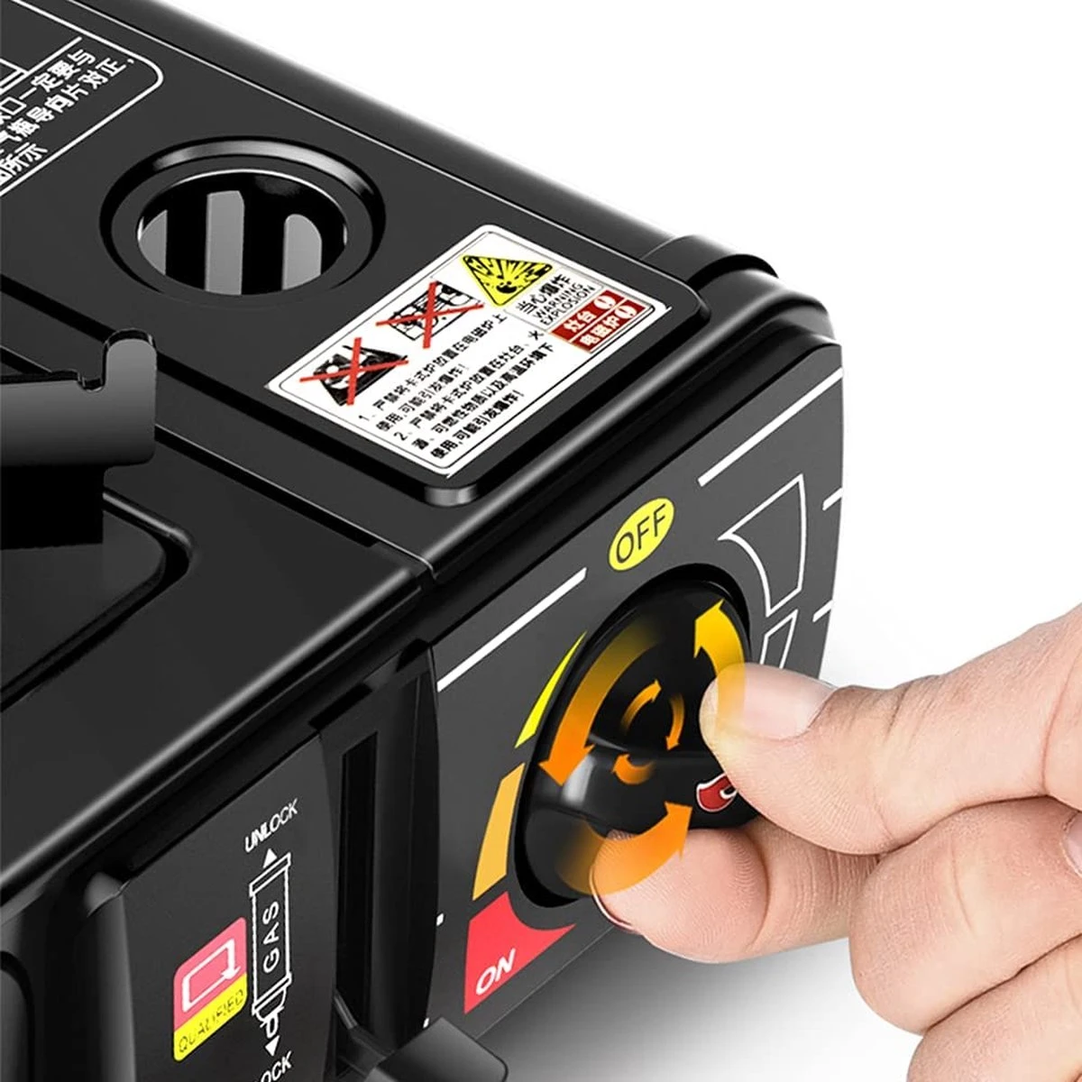 Borvat® |Draagbare Gasfornuis - Camping Kookstel - Inclusief 4 Gasflessen - Gas Stove - Gasfornuis - Kooktoestel - Outdoor - Op Reis + Gratis Smartphone Auto Magneethouder. 6 Borvat® |Draagbare Gasfornuis - Camping Kookstel - Inclusief 4 Gasflessen - Gas Stove - Gasfornuis - Kooktoestel - Outdoor - Op Reis + Gratis Smartphone Auto Magneethouder. - Afbeelding 4