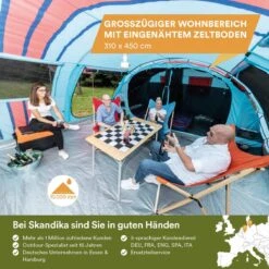 Skandika Gotland Tunneltent Voor 6 Personen, Grote Familietent In Racing-design, Ingenaaide Tentbodem, Waterdicht, 5000 Mm Waterkolom, Slaapcabine Met Scheidingswand, Muggennet (let Op, Komt Met Kleurfouten) 15 Skandika Gotland Tunneltent Voor 6 Personen, Grote Familietent In Racing-design, Ingenaaide Tentbodem, Waterdicht, 5000 Mm Waterkolom, Slaapcabine Met Scheidingswand, Muggennet (let Op, Komt Met Kleurfouten) -Buitenkampeer Winkel 1200x1200 108