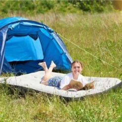 Orange85 Luchtbed - Tweepersoons - Met Reparatieset - Zwart - Grijs -Buitenkampeer Winkel 1200x1200 1148