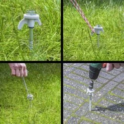 PROPLUS Pro Plus Tentharing Set - 20 Stuks - Ø 7 X 200 Mm - Schroefbaar - Adapter + Koffer -Buitenkampeer Winkel 1200x1200 1310