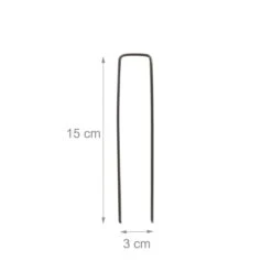 Relaxdays 200x Gronddoekpen - Grondanker - Haring - Gronddoekhaak - Grondhaken - 2mm -Buitenkampeer Winkel 1200x1200 1322