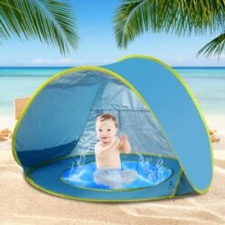 Seidon Strandtent Baby - Pop Up Tent - UV Bescherming - Baby En Kind - Waterdicht - Zwembadje - UV Bescherming -Buitenkampeer Winkel 1200x1200 1334
