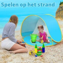 Seidon Strandtent Baby - Pop Up Tent - UV Bescherming - Baby En Kind - Waterdicht - Zwembadje - UV Bescherming -Buitenkampeer Winkel 1200x1200 1336