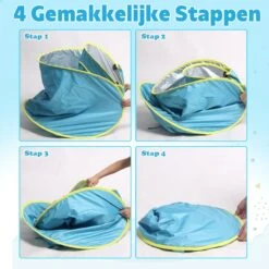 Seidon Strandtent Baby - Pop Up Tent - UV Bescherming - Baby En Kind - Waterdicht - Zwembadje - UV Bescherming -Buitenkampeer Winkel 1200x1200 1337