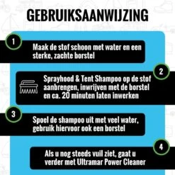 Ultramar - Sprayhood & Tent Shampoo - 1L - Tentdoekreiniger - Voor Bootkap, Tent, Cabriodak, Zonwering - Tentonderhoud - Bootonderhoud - Schoonmaakmiddel 17 Ultramar - Sprayhood & Tent Shampoo - 1L - Tentdoekreiniger - Voor Bootkap, Tent, Cabriodak, Zonwering - Tentonderhoud - Bootonderhoud - Schoonmaakmiddel -Buitenkampeer Winkel 1200x1200 1366