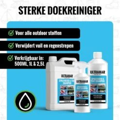 Ultramar - Sprayhood & Tent Shampoo - 1L - Tentdoekreiniger - Voor Bootkap, Tent, Cabriodak, Zonwering - Tentonderhoud - Bootonderhoud - Schoonmaakmiddel 18 Ultramar - Sprayhood & Tent Shampoo - 1L - Tentdoekreiniger - Voor Bootkap, Tent, Cabriodak, Zonwering - Tentonderhoud - Bootonderhoud - Schoonmaakmiddel -Buitenkampeer Winkel 1200x1200 1367