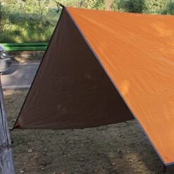 Merkloos TDR - Outdoor Draagbaar Zonnescherm Met Opbergtas - Waterdicht-SPF - Tarps Voor Kamperen300 * 300cm - 3-4Personen - Orange -Buitenkampeer Winkel 1200x1200 1391