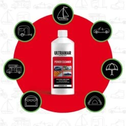Ultramar - Power Cleaner 1L - Tentdoekreiniger Voor Bootkap, Tent, Cabriodak -Buitenkampeer Winkel 1200x1200 1394
