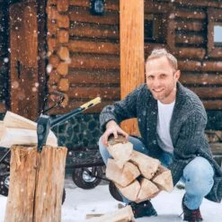 Relaxdays Bolderkar Tuin - Platte Tuinwagen - Luchtbanden - 200 Kg - Transportkar - Staal -Buitenkampeer Winkel 1200x1200 1410