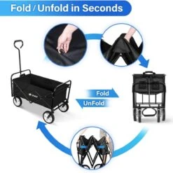 Rijoka Opvouwbare Bolderkar/Bolderwagen | Zwart -Buitenkampeer Winkel 1200x1200 1430