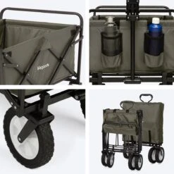 LifeGoods Bolderkar - Opvouwbaar - Draaibare Wielen - 2 Standen - 70KG Draagkracht - Groen 19 LifeGoods Bolderkar - Opvouwbaar - Draaibare Wielen - 2 Standen - 70KG Draagkracht - Groen -Buitenkampeer Winkel 1200x1200 1458