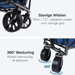 LifeGoods Bolderkar - Opvouwbaar - Tot 120KG - 103L - Extra Draagtas En Duwstang - Wasbaar Polyester - 98x45cm - Blauw/Grijs 23 LifeGoods Bolderkar - Opvouwbaar - Tot 120KG - 103L - Extra Draagtas En Duwstang - Wasbaar Polyester - 98x45cm - Blauw/Grijs -Buitenkampeer Winkel 1200x1200 1469