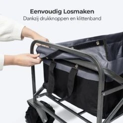 LifeGoods Bolderkar - Opvouwbaar - Tot 80KG - 94L - Wasbaar Polyester - 98x45cm - Zwart/Grijs 20 LifeGoods Bolderkar - Opvouwbaar - Tot 80KG - 94L - Wasbaar Polyester - 98x45cm - Zwart/Grijs -Buitenkampeer Winkel 1200x1200 1505