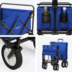 LifeGoods Bolderkar - Opvouwbaar - Draaibare Wielen - 2 Standen - 70KG Draagkracht - Blauw 18 LifeGoods Bolderkar - Opvouwbaar - Draaibare Wielen - 2 Standen - 70KG Draagkracht - Blauw -Buitenkampeer Winkel 1200x1200 1523