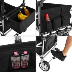 Tectake - Opvouwbare Bolderwagen Handkar Nico Zwart - 403549 -Buitenkampeer Winkel 1200x1200 1571