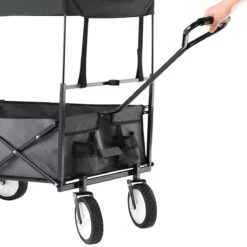 Monzana Bolderkar Opvouwbaar - 100 Liter - Met Afneembaar Dak Grijs -Buitenkampeer Winkel 1200x1200 1598