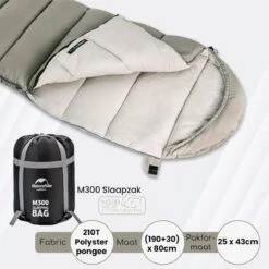 Naturehike® Slaapzak Katoen - 6 Tot 1 Graden - Slaapzakken Volwassenen - 220*80cm - 4 Seizoenen Slaapzak Lente, Zomer, Herfst & Winter - Lichtgewicht & Waterdicht -Buitenkampeer Winkel 1200x1200 252