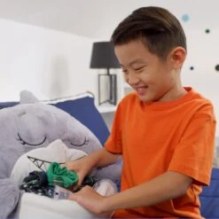 Mediashop Happy Nappers Kinderslaapzak - 2-in-1 Zachte Knuffel En Zomerslaapzak - Roze Eenhoorn Motief Voor Kinderen Van 3 Tot 6 Jaar -Buitenkampeer Winkel 1200x1200 261