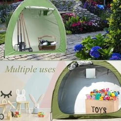 Merkloos Fietstent, Beschermhoes Fietsenschuur, Tent Voor Camping In De Open Lucht-groen 200*80*165CM -Buitenkampeer Winkel 1200x1200 30