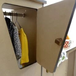 Camper Keuken MDF - Linkerkant EU - Inclusief Kledingstang + Wijnrek - Onbewerkt - Inbouw Kasten Inrichting Kampeerauto Caravan -Buitenkampeer Winkel 1200x1200 399