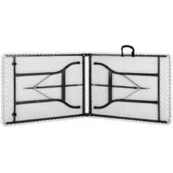 Casaria Tuintafel Opvouwbaar – Met Draaggreep 220x70 Cm – Wit -Buitenkampeer Winkel 1200x1200 454