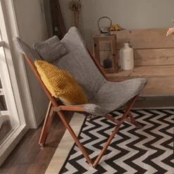 Bo-Camp - Urban Outdoor - Relaxstoel - Bloomsbury - L - Oxford Polyester - Grijs -Buitenkampeer Winkel 1200x1200 458