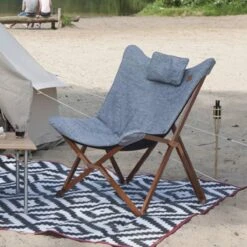Bo-Camp - Urban Outdoor - Relaxstoel - Bloomsbury - L - Oxford Polyester - Grijs -Buitenkampeer Winkel 1200x1200 460