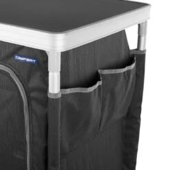 Campart Campingkast CU-0719 – Opvouwbaar En Verstelbaar - 4 Verstelbare Poten - 3 Lagen - Aluminium Frame - Grijs -Buitenkampeer Winkel 1200x1200 484