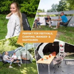 Skandika Campingstoel Compact – Campingstoelen - Campingstoel Tot 150 Kg Belastbaar - Kampeerstoel, Visstoel, Kleine Pakmaat, Opvouwbaar, Stabiel, Licht, Comfortabel Gepolsterd – Draagtas Meegeleverd - Vouwstoel – Zwart -Buitenkampeer Winkel 1200x1200 493